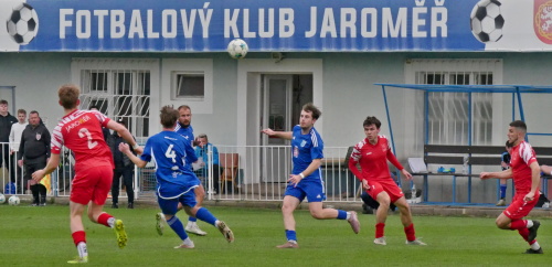 Pohár hejmana - čtvrtfinále FK Jaroměř - RMSK Cidlina, 16.4.2026, foto: Václav Mlejnek